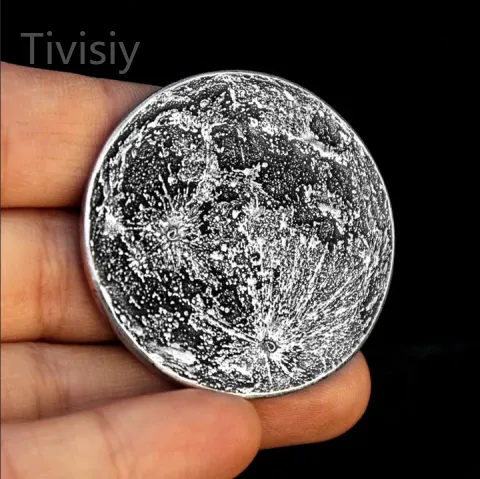 Beautiful Great Full Moon Coin 1.54"